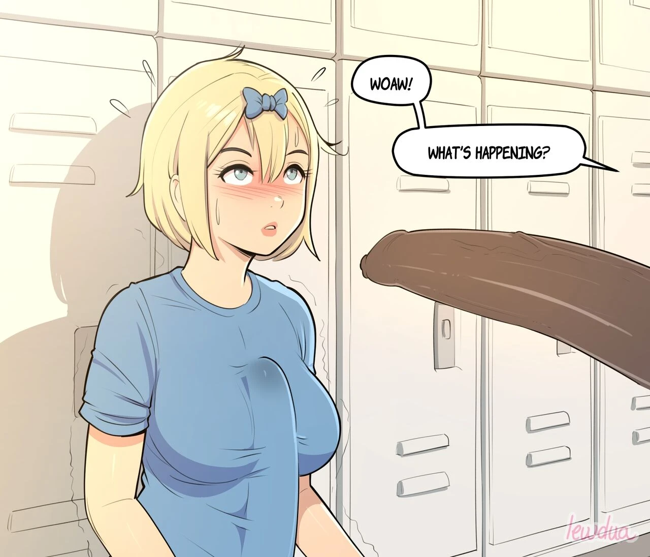 [Hairy] Locker room - Nessie and Valerie image number 5