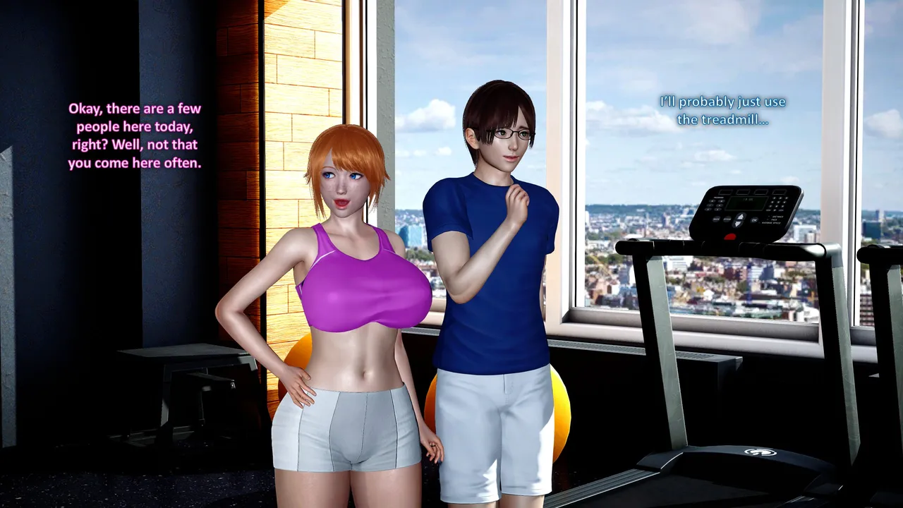 HOTWIFE MATCH AT THE GYM image number 1