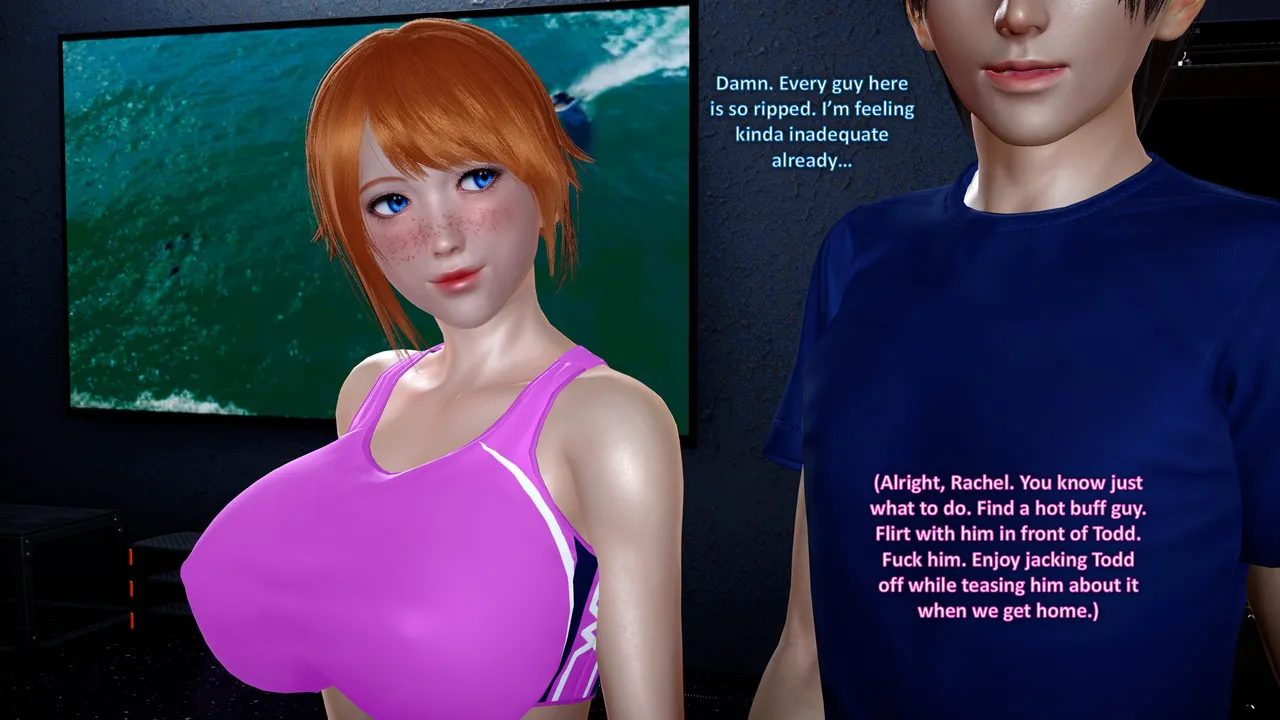 HOTWIFE MATCH AT THE GYM image number 2