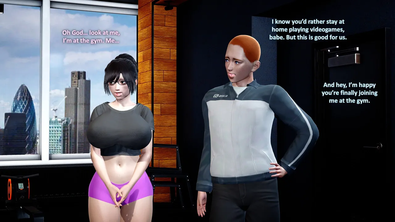 HOTWIFE MATCH AT THE GYM image number 5