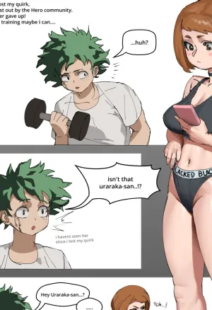 After Deku lost his quirk