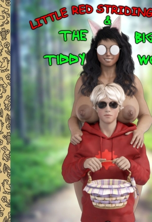 Little Red Striding Hood And The Big Tiddy Wolf