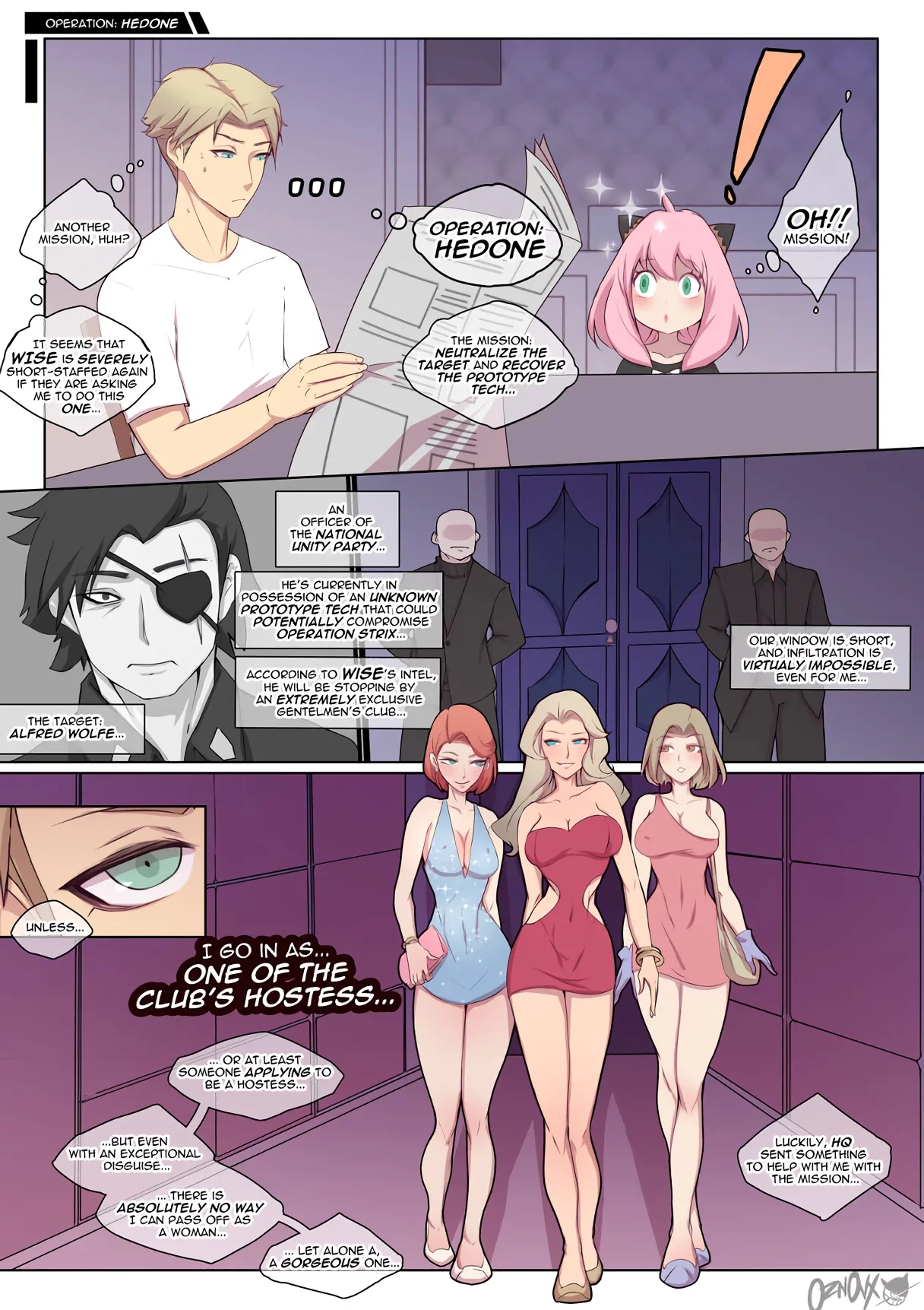 tsfsingularity - Project IBIS (spy x family) porn comic