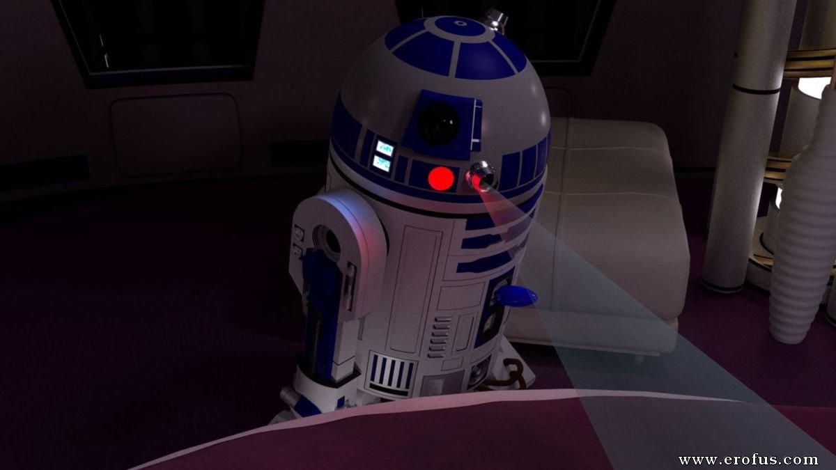 Star Wars---Padme Amidala has sex with R2! image number 19