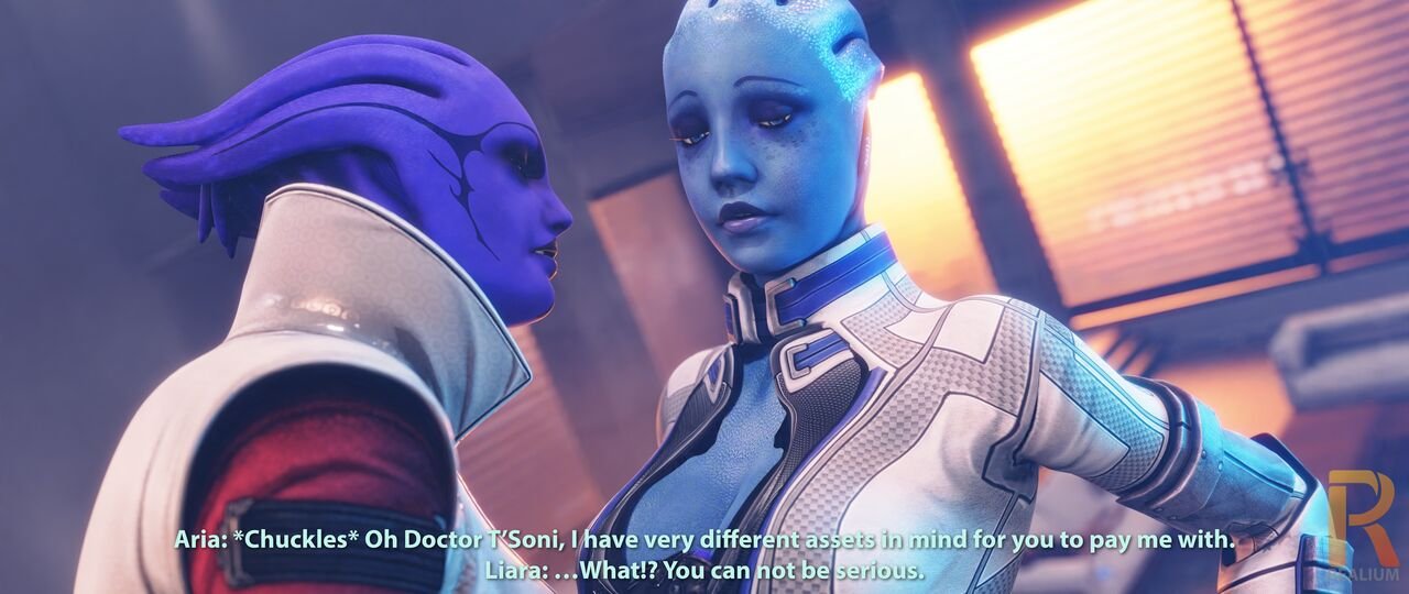 Realium - Brokers Debt (Mass Effect) porn comic image number 1