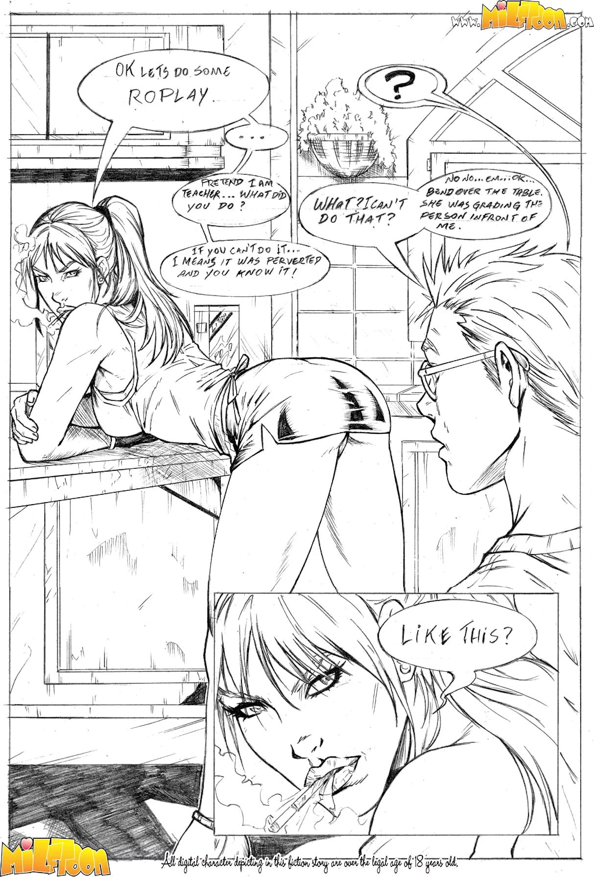 Milftoon - Chores porn comic image number 3