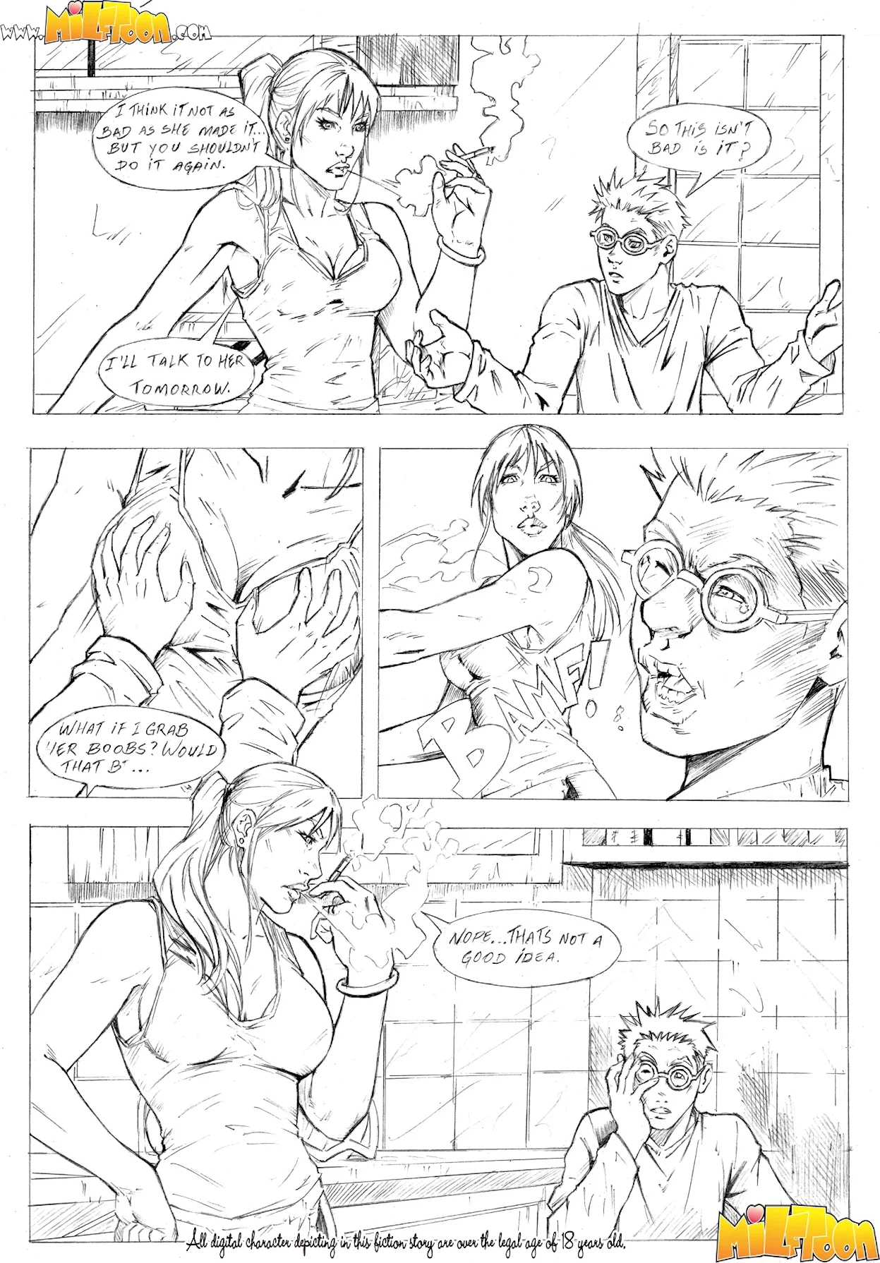 Milftoon - Chores porn comic image number 5