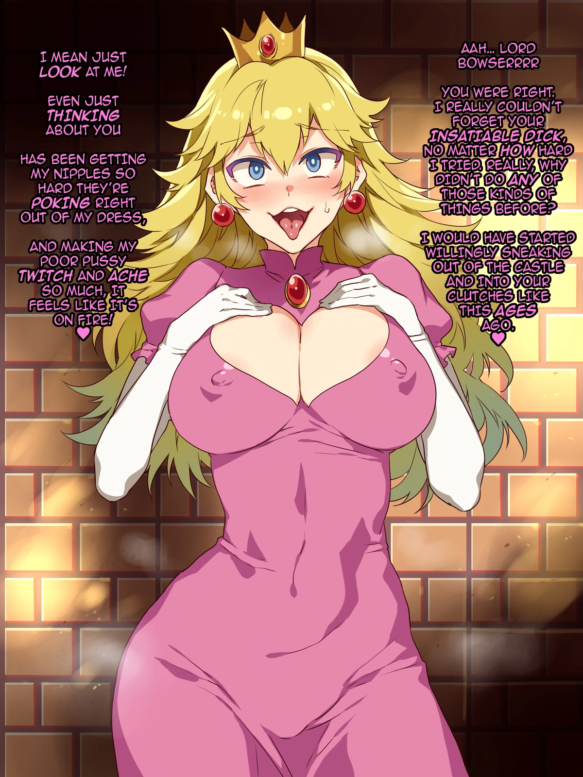 Princess Peach Koopa Corruption Append!  Kameochi Momohime Append! image number 1