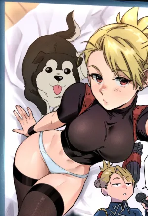 Roy Mustang x Riza Hawkeye