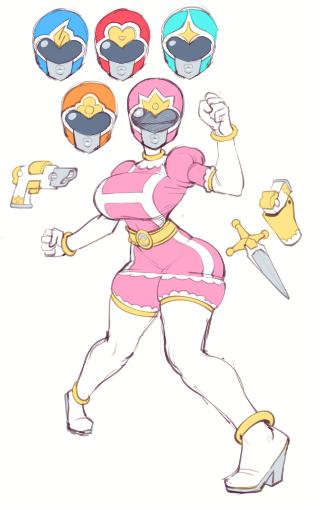 Super Hentai Himeranger! image number 2