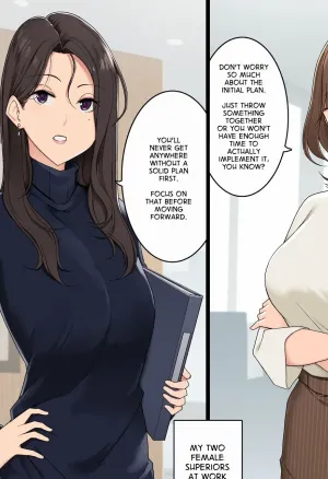 Beset on Either Side by My Female Superiors, My Brain Short-Circuited Onna Joushi Futari ni Ryougawa kara Semerarete Nou Bug-rasareru Hanashi