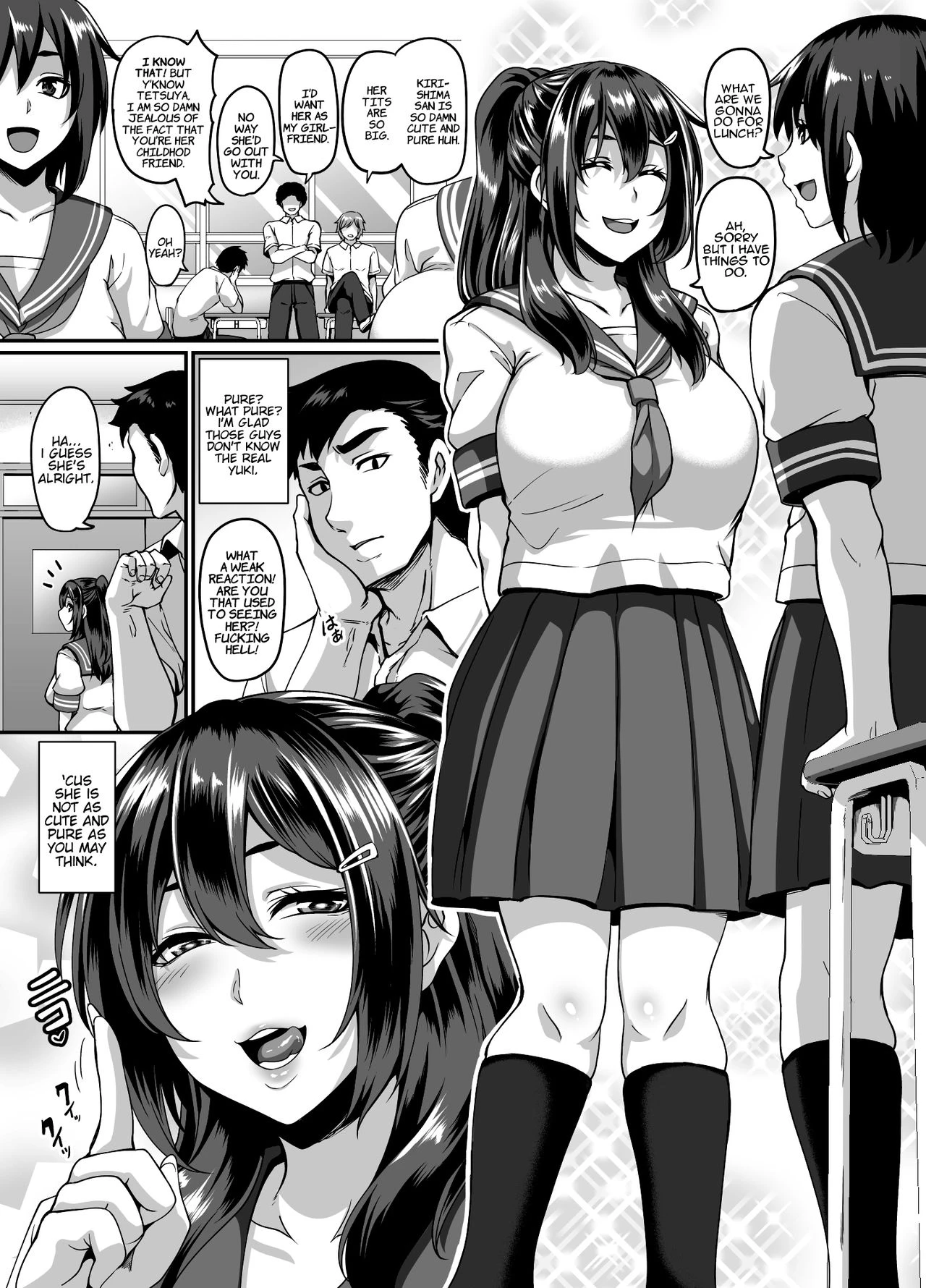 Fucking My Lewd Childhood Friend Over and Over  Dosukebe Osananajimi to Yarimakuri Hamemakuri Sex Zanmai image number 1