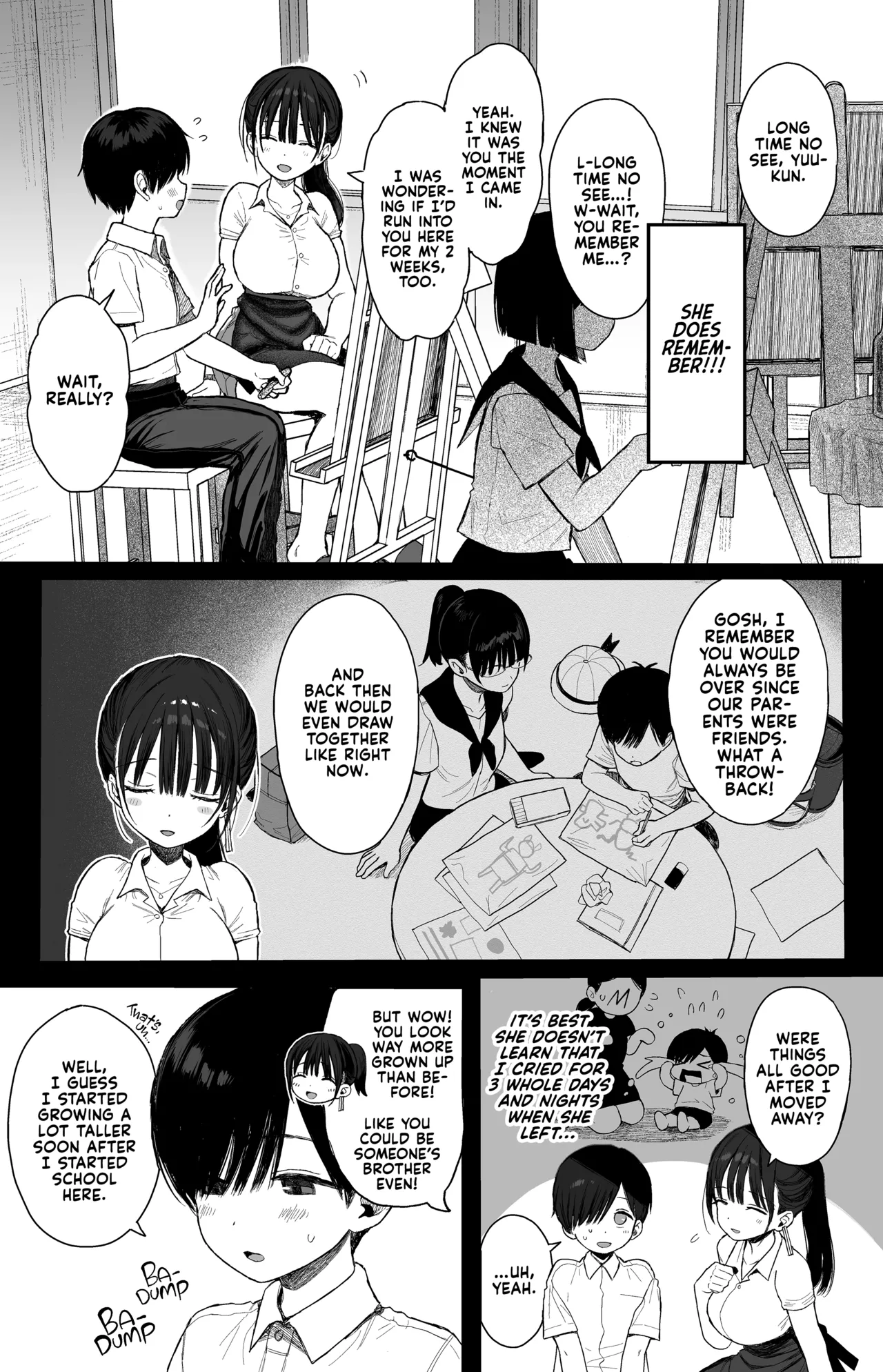 Would You Still Crush on Your Older Childhood Friend Even if She Was a Naughty Girl?  Osananajimi no H na Onee-san wa Suki desu ka? image number 3