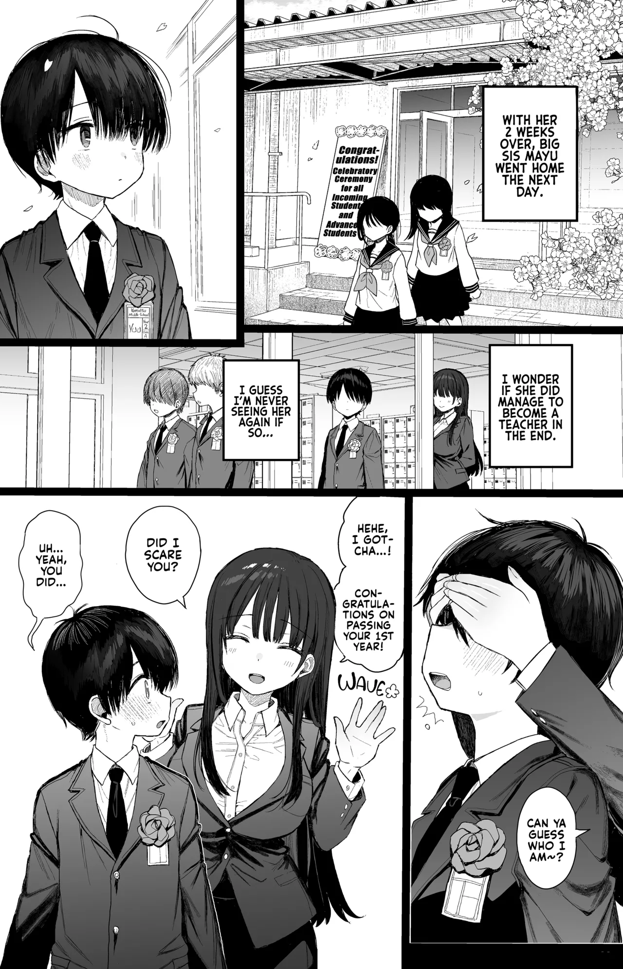 Would You Still Crush on Your Older Childhood Friend Even if She Was a Naughty Girl?  Osananajimi no H na Onee-san wa Suki desu ka? image number 52