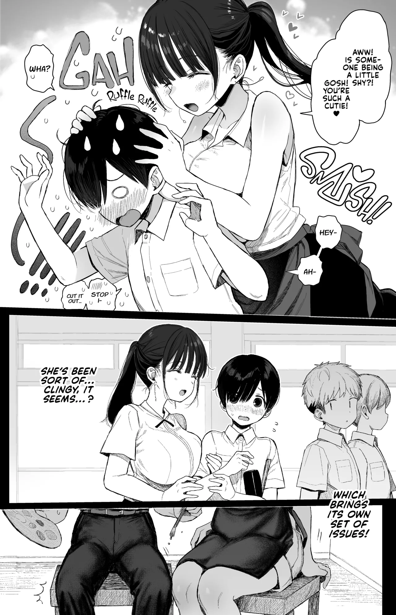 Would You Still Crush on Your Older Childhood Friend Even if She Was a Naughty Girl?  Osananajimi no H na Onee-san wa Suki desu ka? image number 6