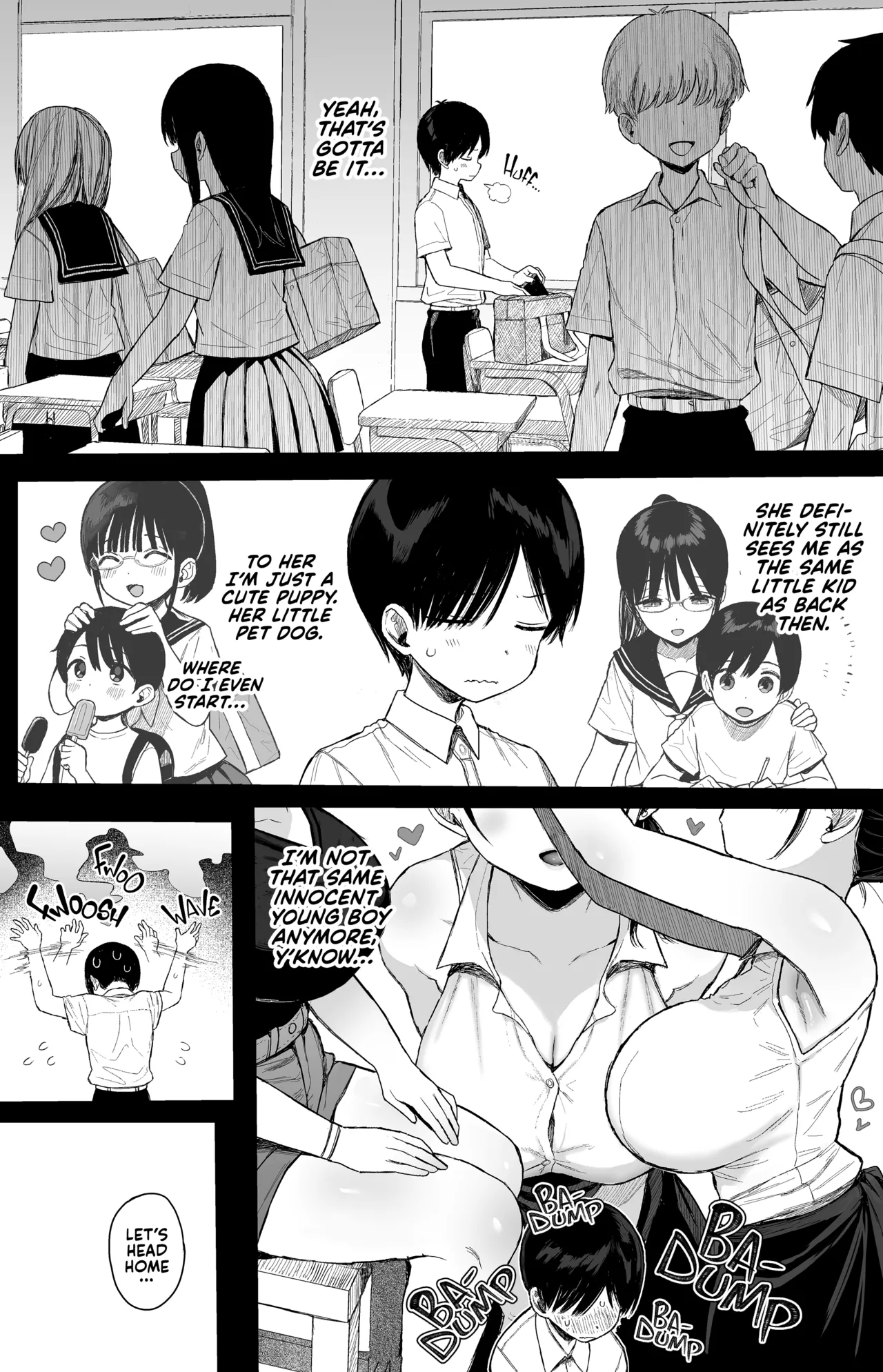 Would You Still Crush on Your Older Childhood Friend Even if She Was a Naughty Girl?  Osananajimi no H na Onee-san wa Suki desu ka? image number 7