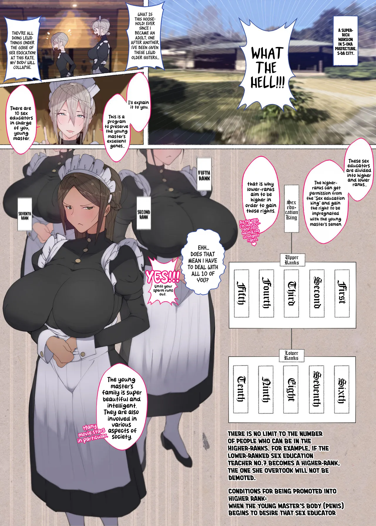 Ten Sexy Maids Who Works at a Mansion to Teach Sex Education image number 6