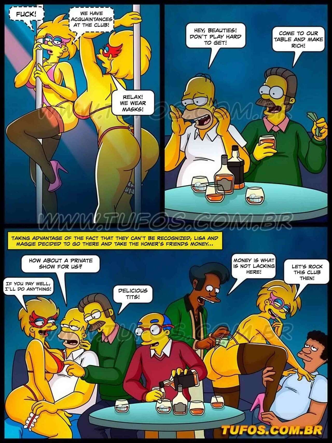 Os Simptoons 40 ? A Very Crazy Night ? Tufos - english image number 3