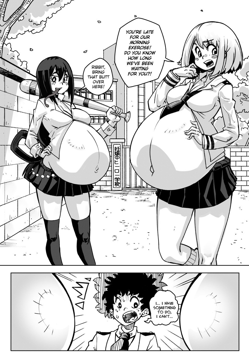 mabee.lz - Pregnant Hero Academia (my hero academia  boku no hero academia) image number 11