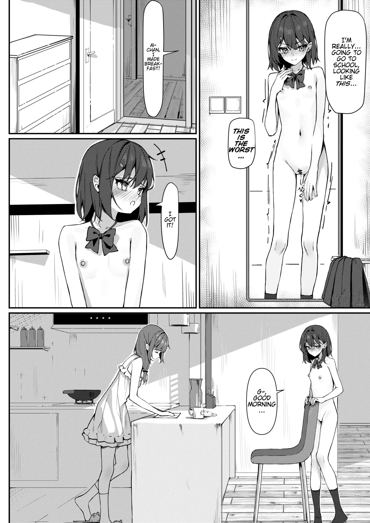 Starting Today, Ill be Going to School Naked  Kyou Kara Zenra Toukou image number 9