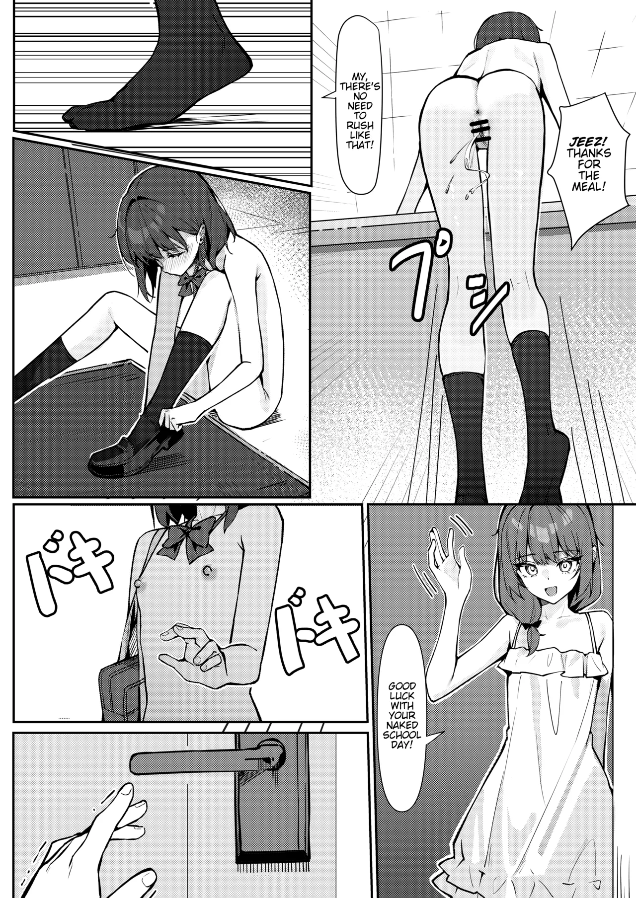 Starting Today, Ill be Going to School Naked  Kyou Kara Zenra Toukou image number 11