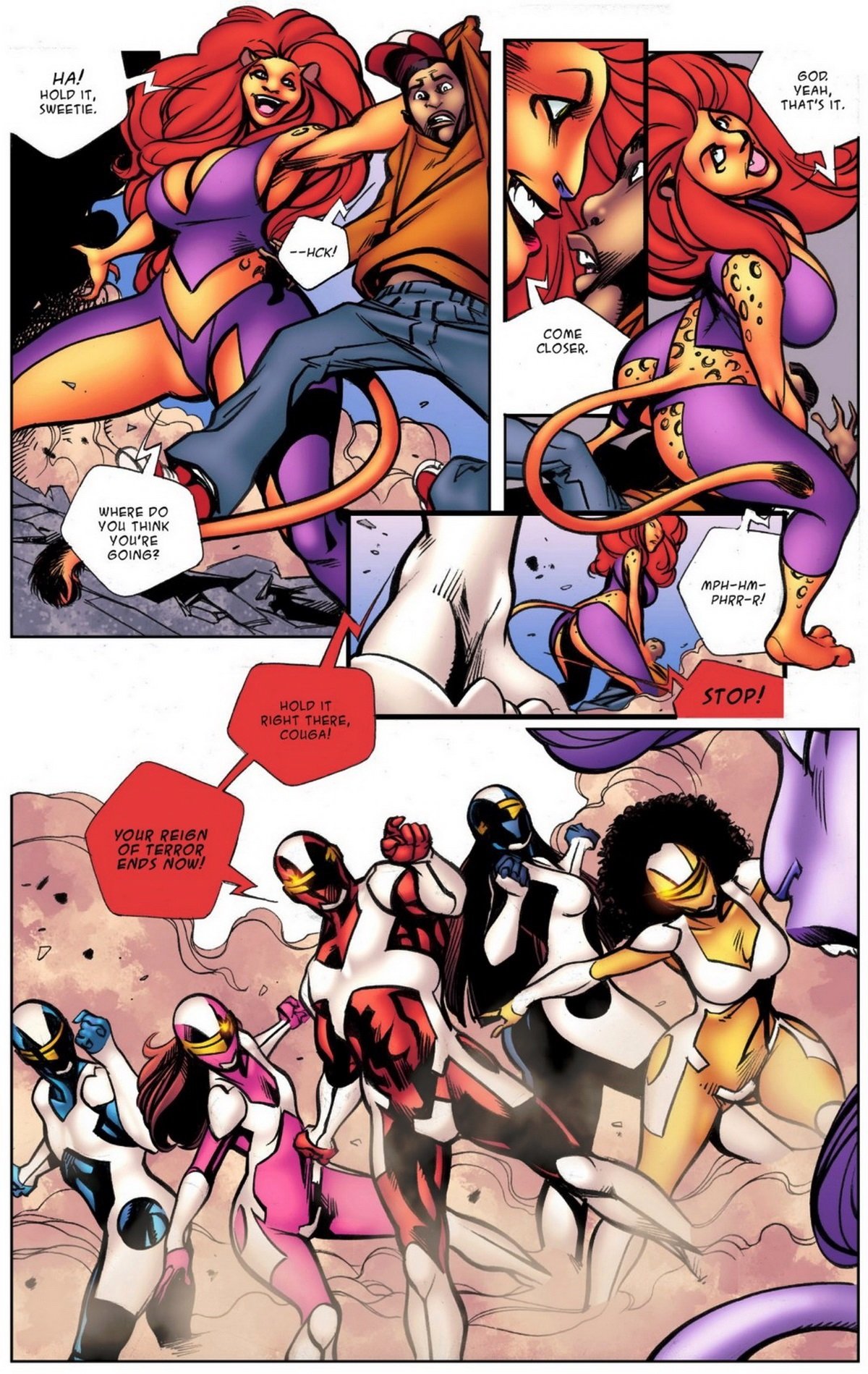 BotComics - Giantess Rangers (English) image number 2