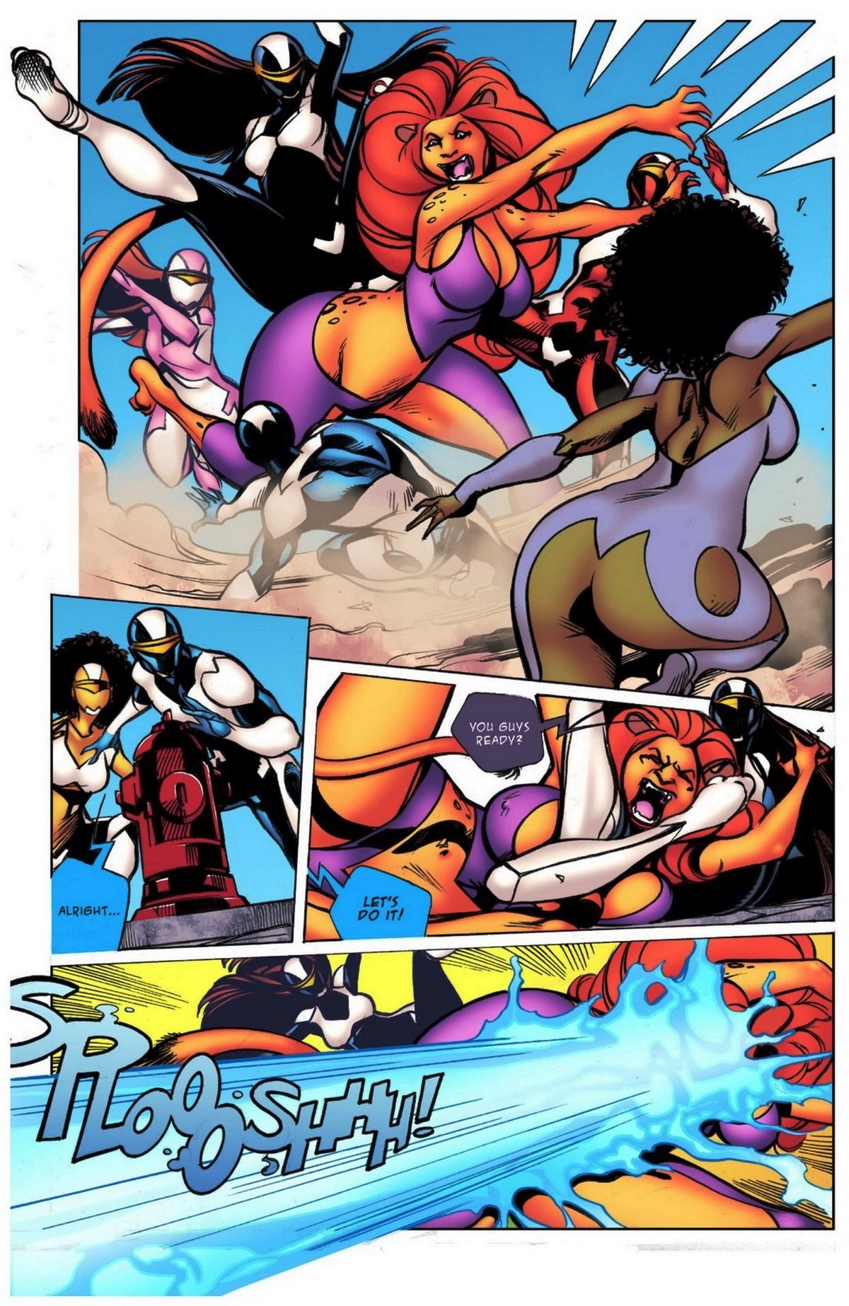 BotComics - Giantess Rangers (English) image number 3