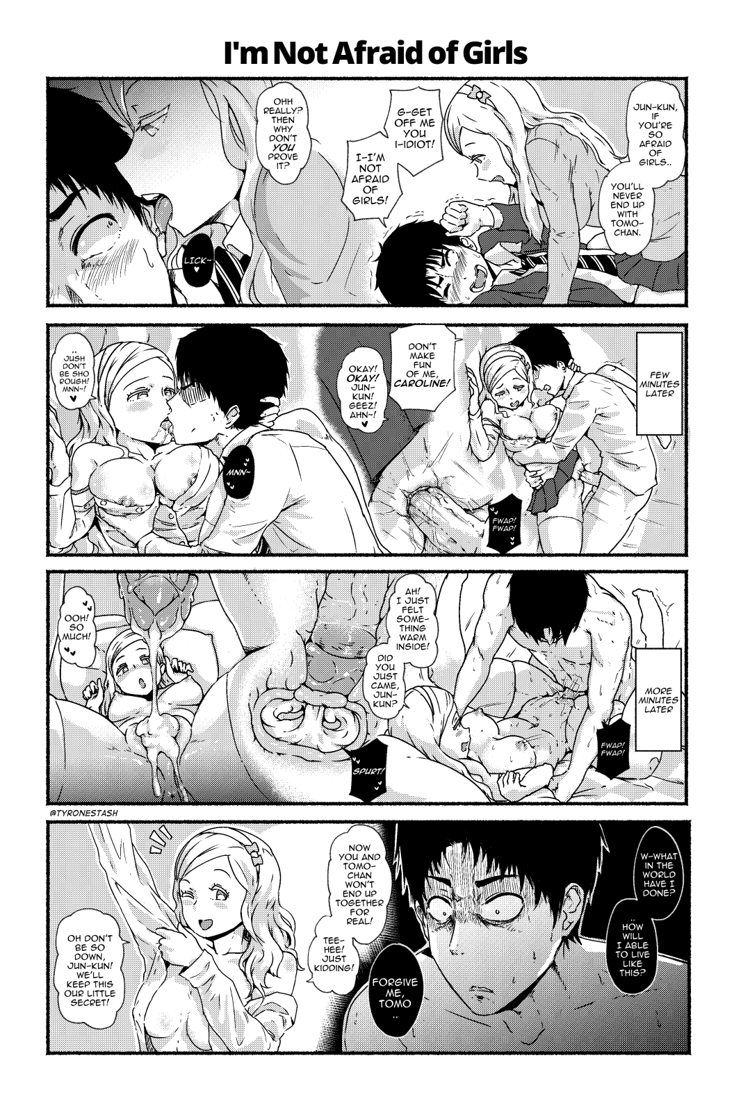 ViperXTR, Tyrone - Tomo-chan comics (Tomo-Chan Wa Onnanoko!) English image number 9