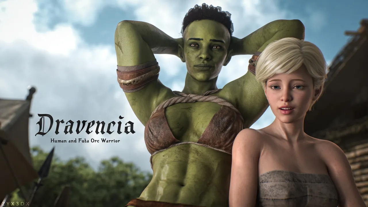 Dravencia: Human And Futa Orc Warrior