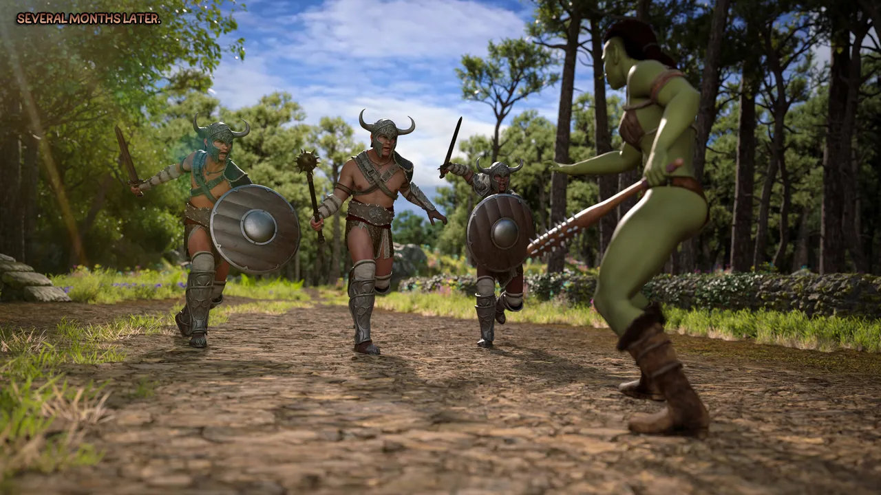 Dravencia: Human And Futa Orc Warrior image number 74