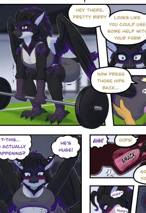 Birdy at the Gym (CallmeINK / Farmer-Ink)