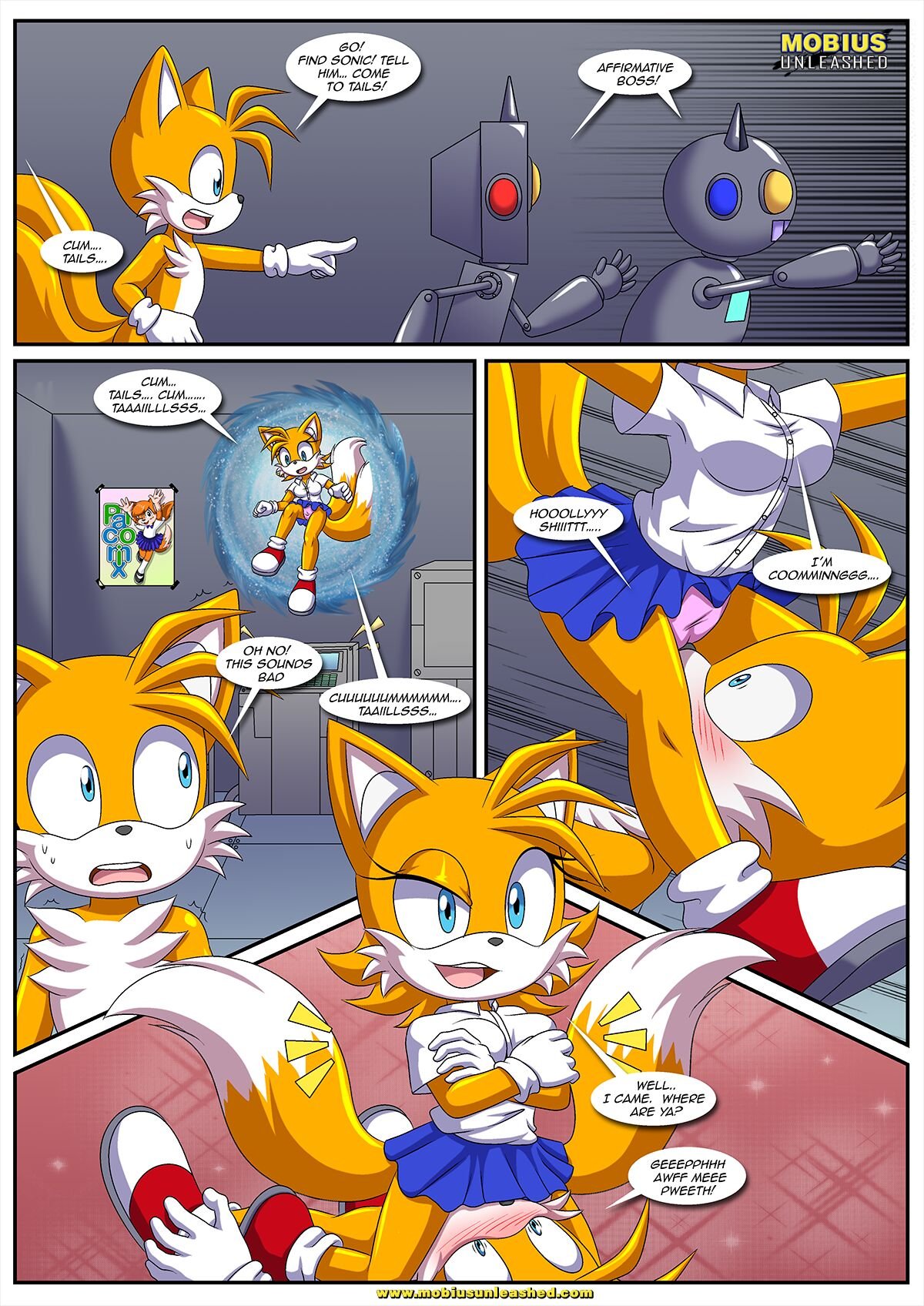 Palcomix - go fuck yourself tails  (Sonic the Hedgehog) (English) porn comic image number 4