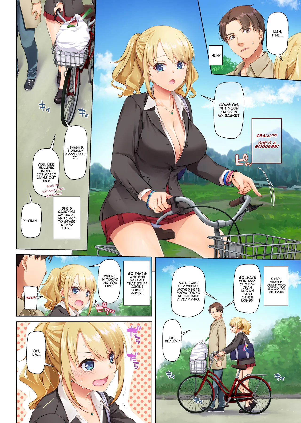 Hooking Up With a Countryside Big-Titty Virgin - DLO-15  Inaka no Deaikei Gal wa Kyonyuu Shojo!? DLO-15 image number 9