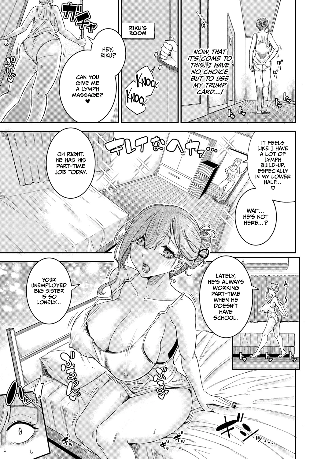 Big Sister With Drooping Tits Wants to Fuck Her Little Brother image number 6
