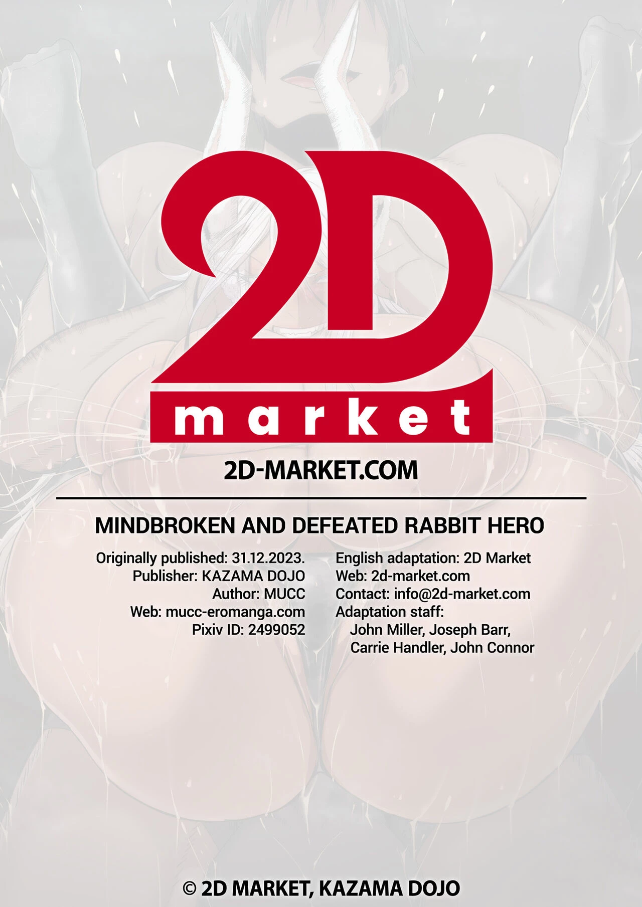 Mindbroken and Defeated Rabbit Hero  Sennou Haiboku Rabbit Hero image number 23