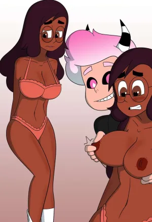 College Connie and Demon Steven