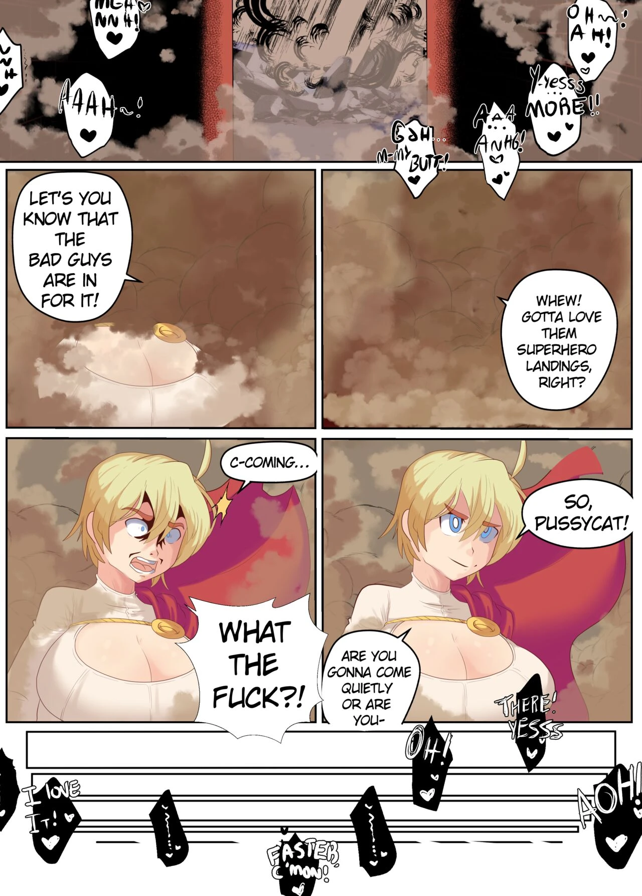 PowerGirl vs Powercock image number 6