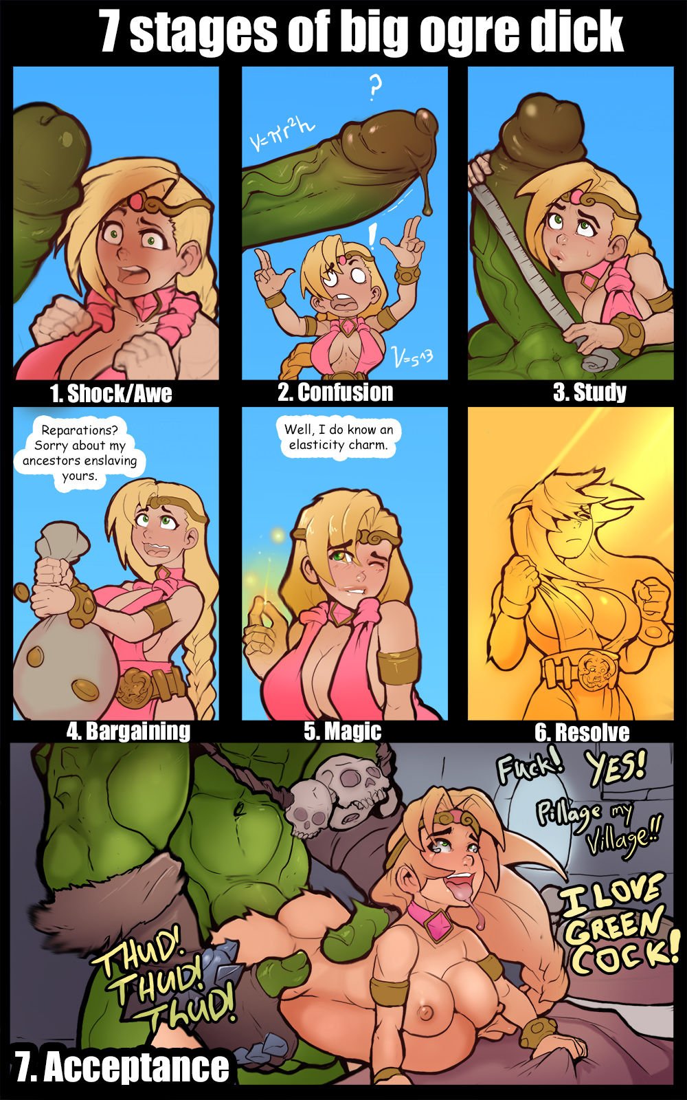 Markydaysaid - Mark The Barbarian Dwarf porn comic image number 100