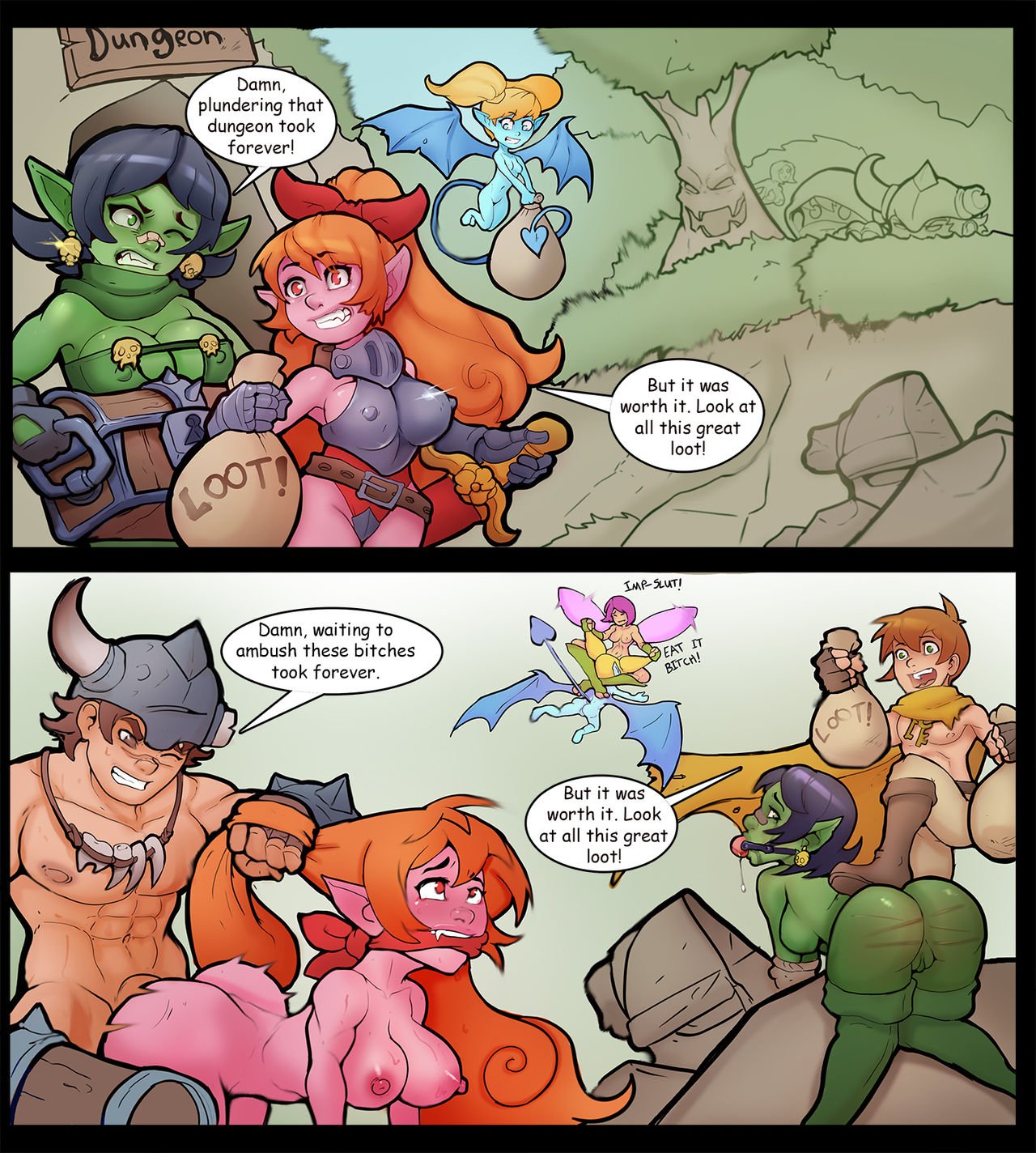 Markydaysaid - Mark The Barbarian Dwarf porn comic image number 128