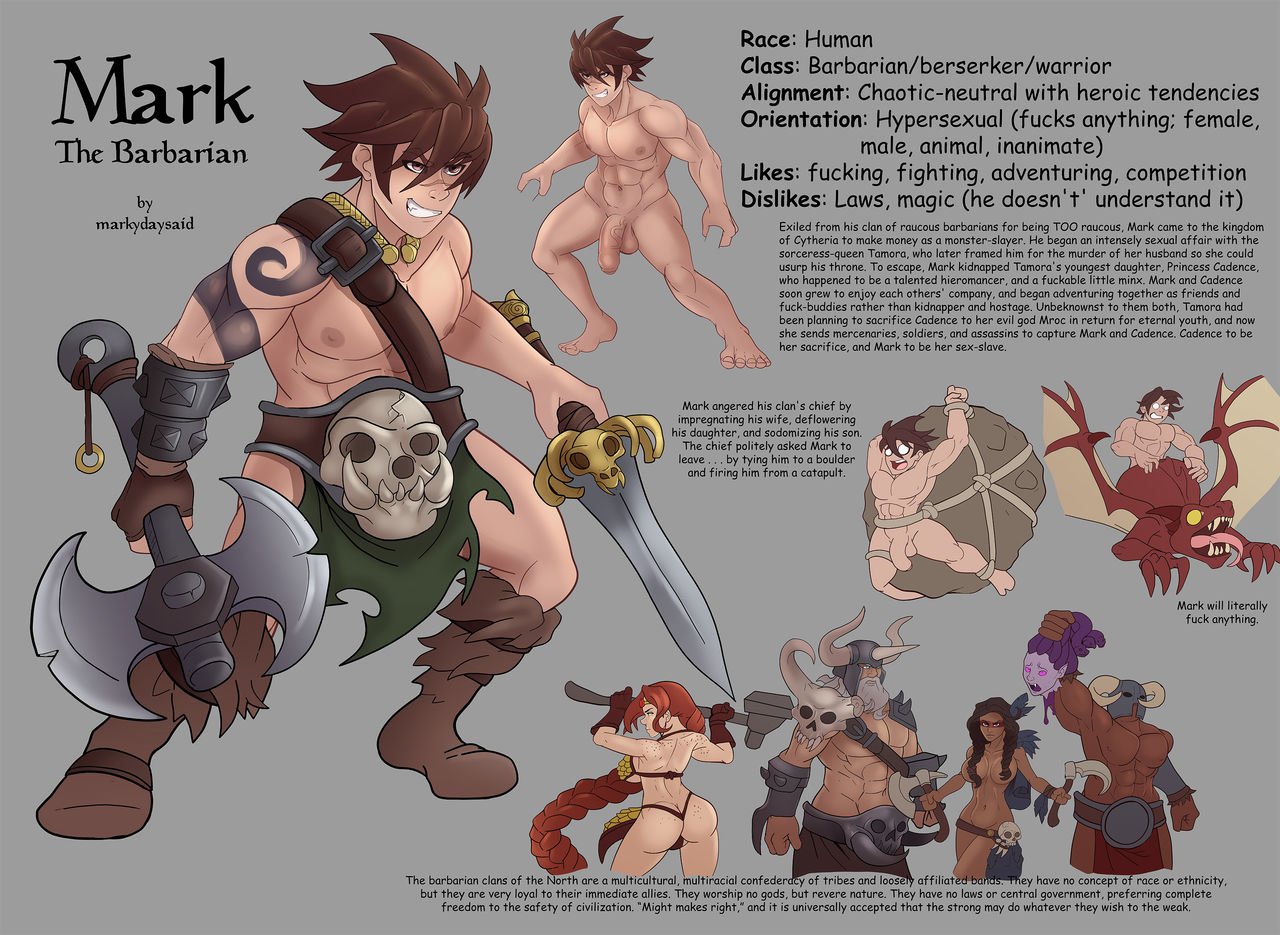 Markydaysaid - Mark The Barbarian Dwarf porn comic image number 1