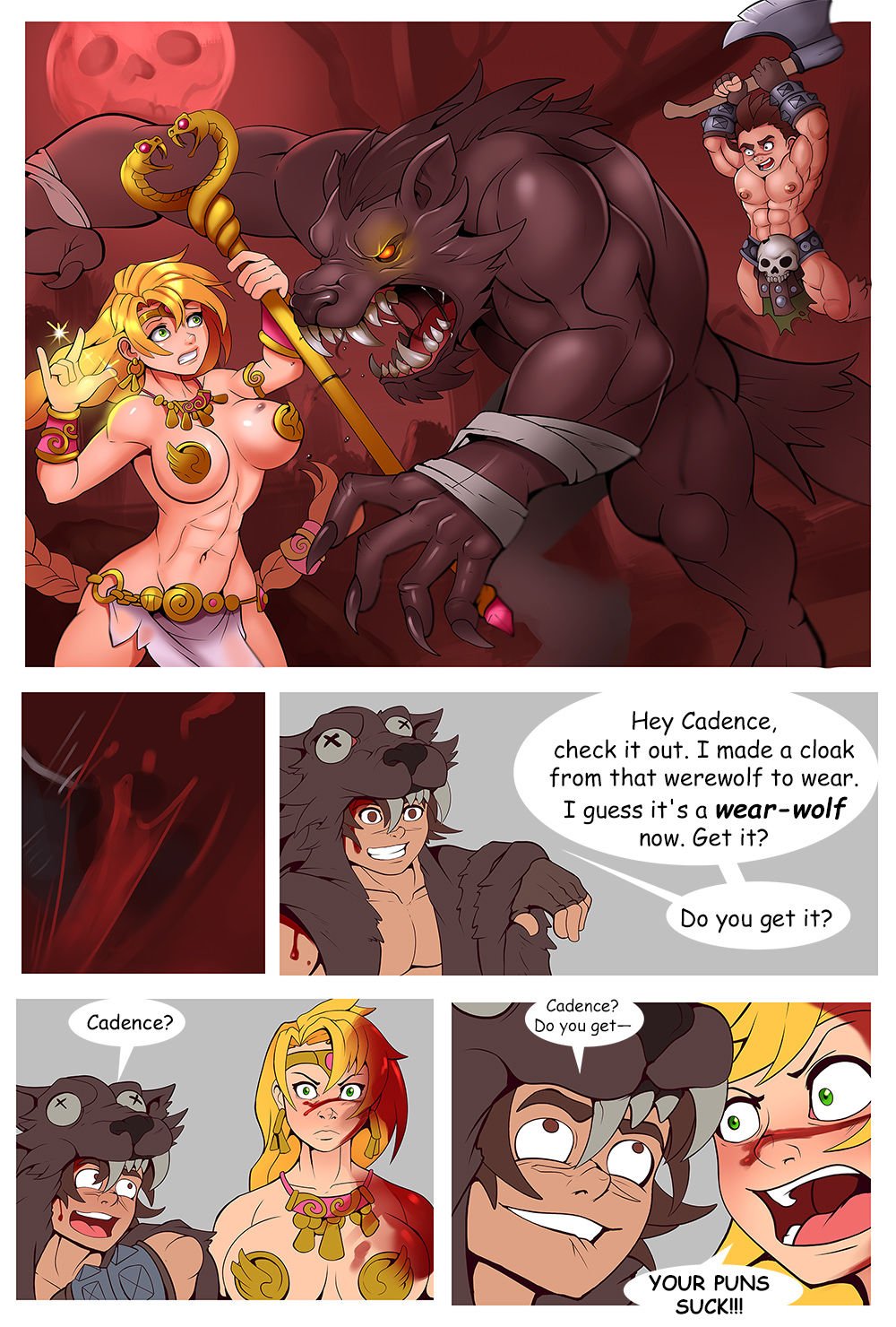 Markydaysaid - Mark The Barbarian Dwarf porn comic image number 43