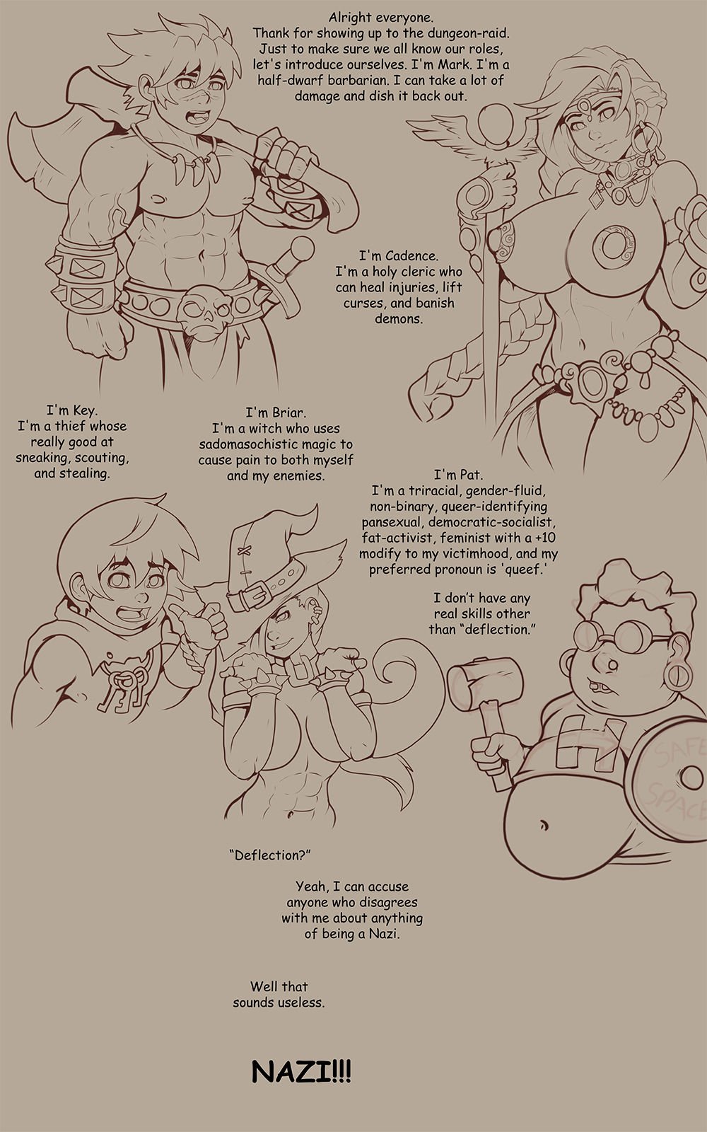 Markydaysaid - Mark The Barbarian Dwarf porn comic image number 75