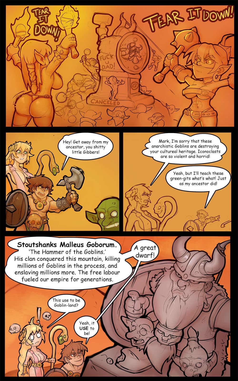 Markydaysaid - Mark The Barbarian Dwarf porn comic image number 81