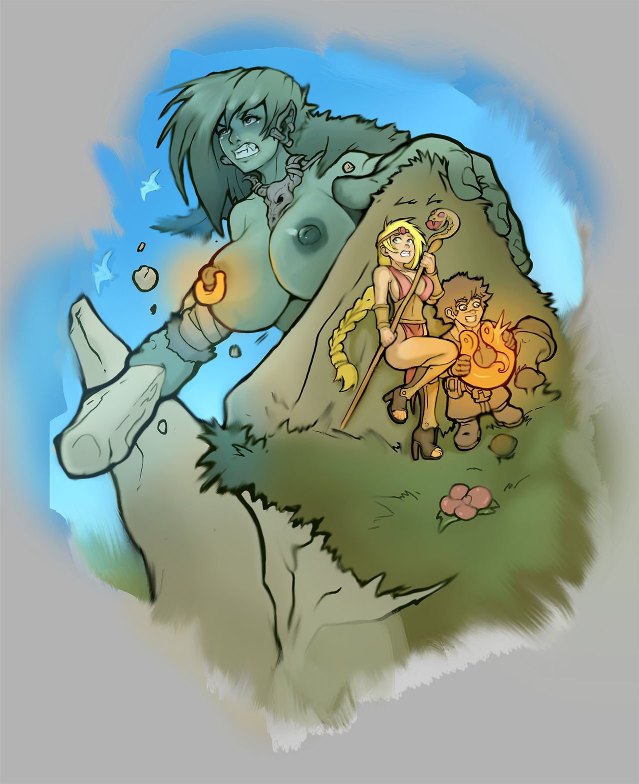 Markydaysaid - Mark The Barbarian Dwarf porn comic image number 88