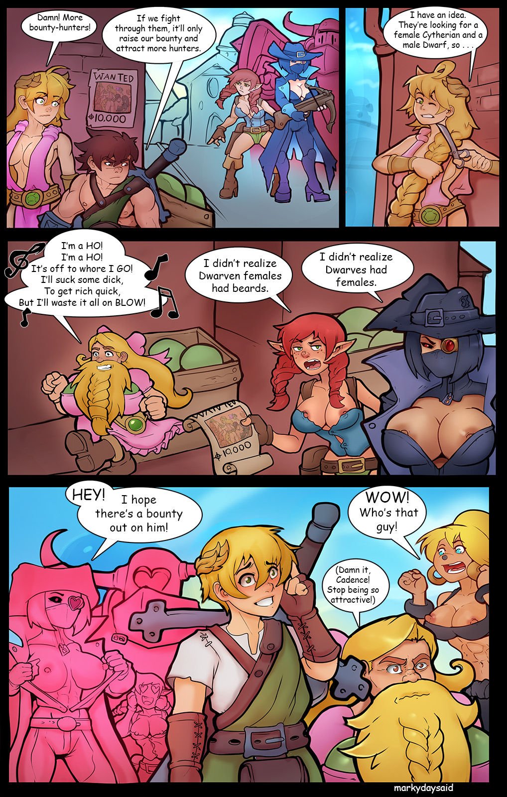 Markydaysaid - Mark The Barbarian Dwarf porn comic image number 90