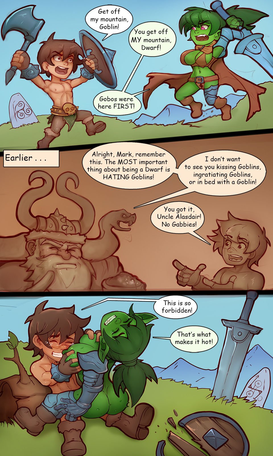 Markydaysaid - Mark The Barbarian Dwarf porn comic image number 95