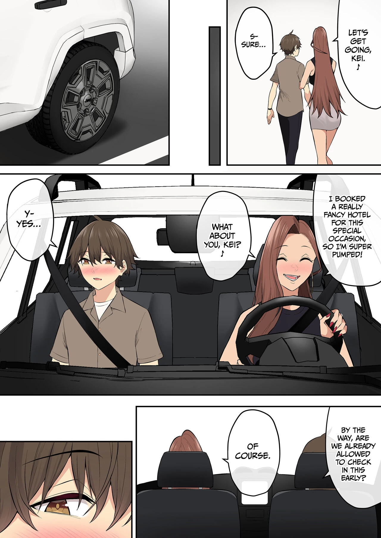 Imaizumi Brings All the Gyarus to His House 7 image number 53