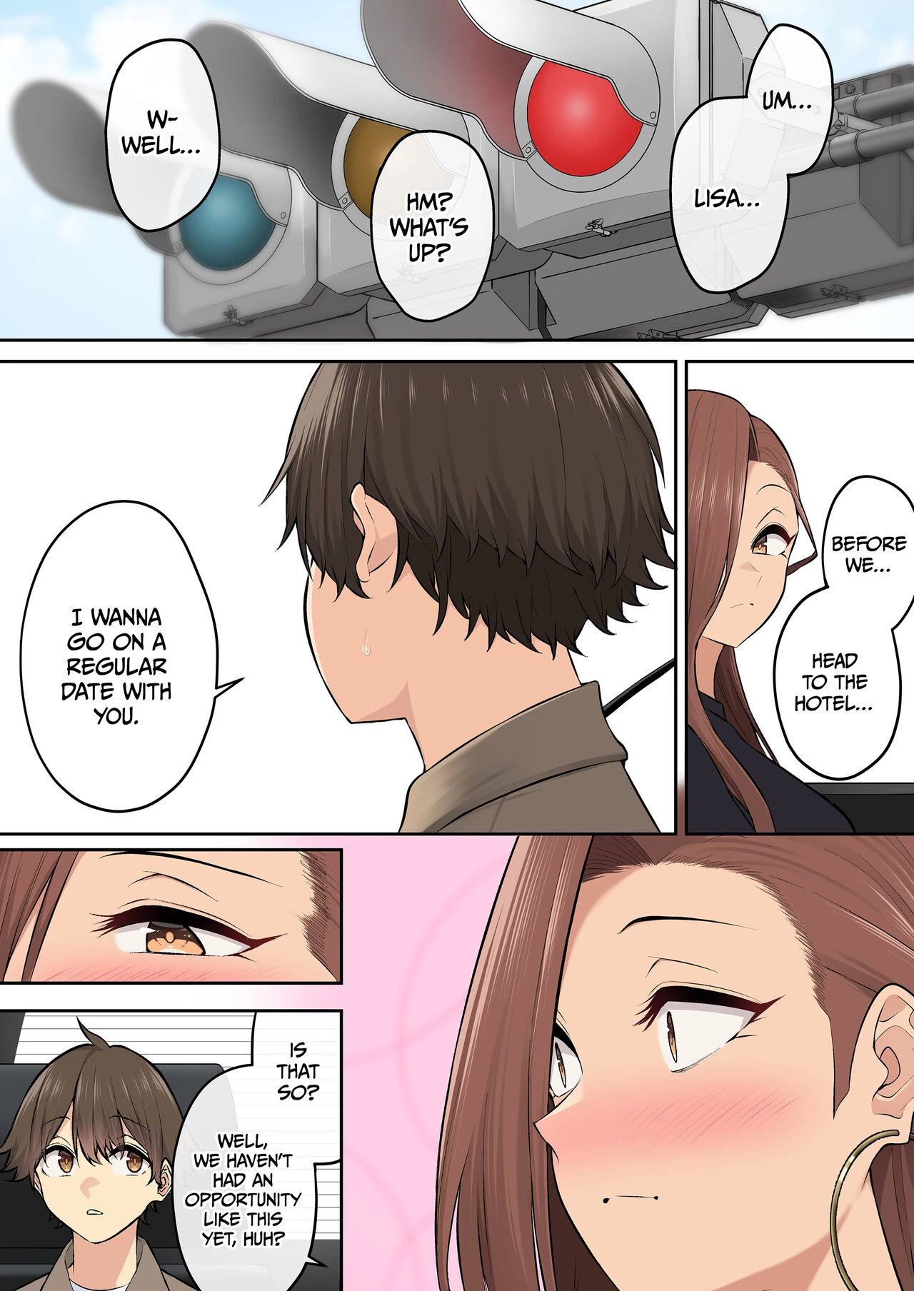 Imaizumi Brings All the Gyarus to His House 7 image number 54