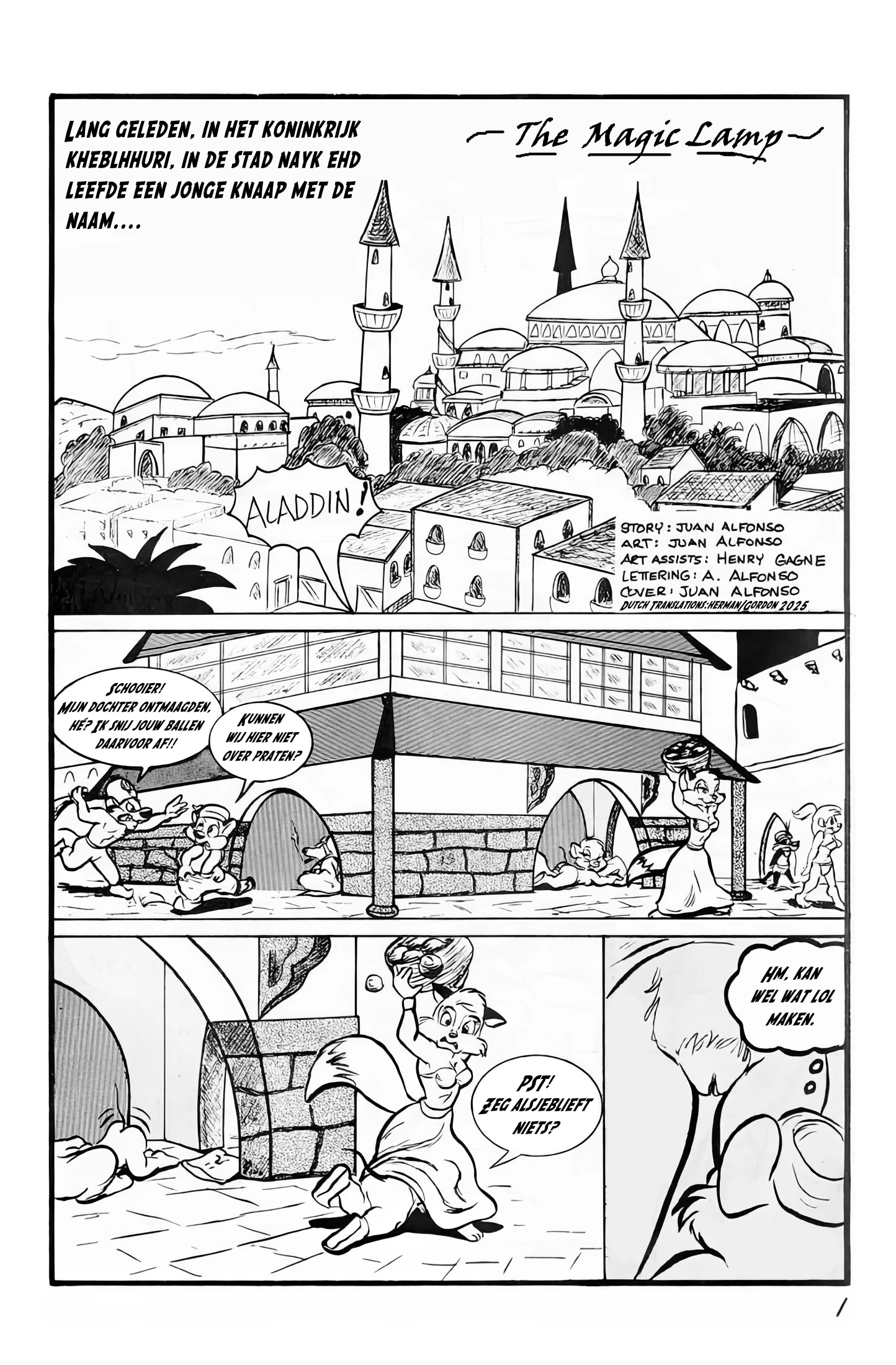 1001 Arabian Tails [Dutch] image number 1