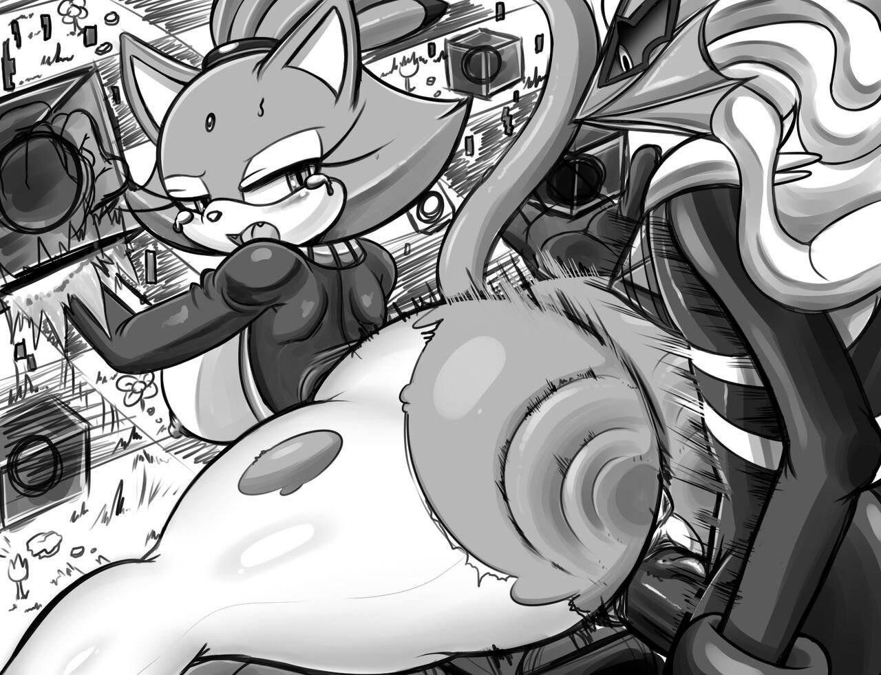 Nobody147 - Lewd Hill Zone Shorts (Sonic The Hedgehog) image number 10